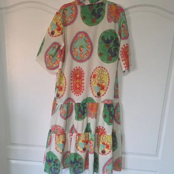 Vibrant Patterned Maxi Dress - Picture 4 of 5